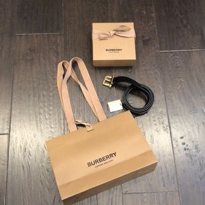 COPY - BNWT Burberry Belt with Gold hardware